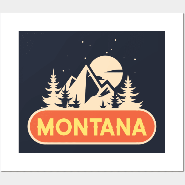 Montana Wall Art by BVHstudio